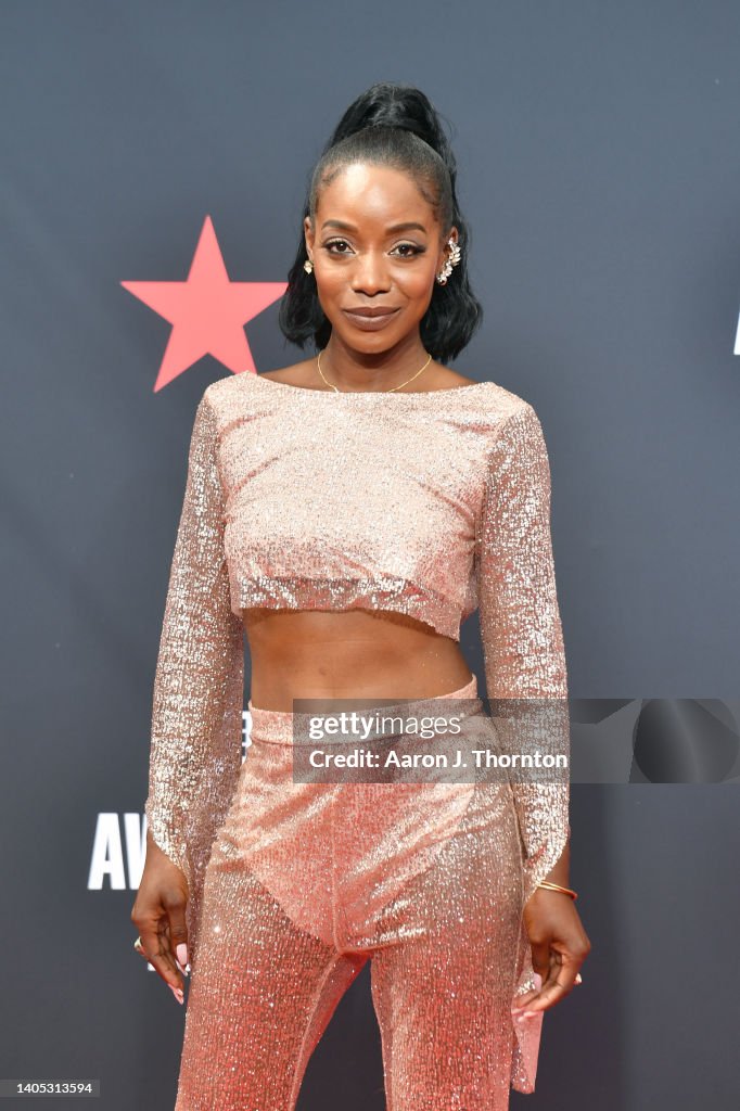 Candy Renees Candice Renee attends the 2022 BET Awards at Microsoft Theater on ...
