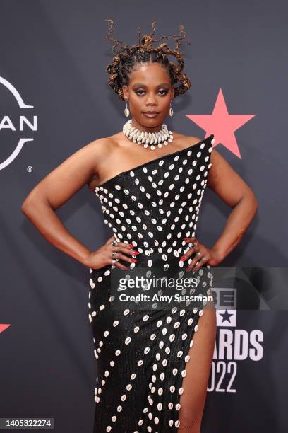 Novi Brown attends the 2022 BET Awards at Microsoft Theater on June 26, 2022 in Los Angeles, California.