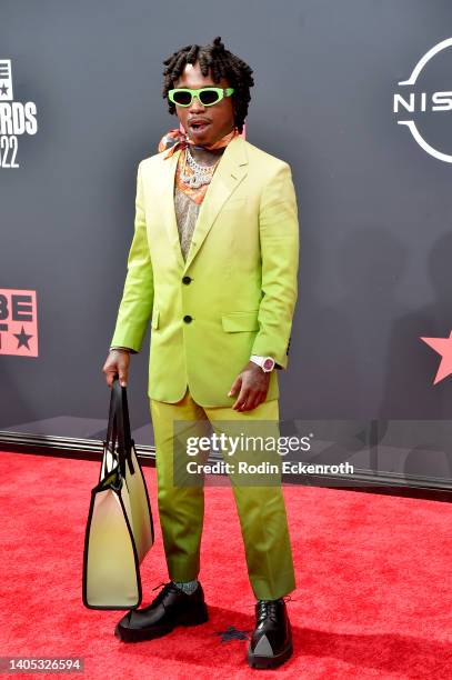 Jacquees attends the 2022 BET Awards at Microsoft Theater on June 26, 2022 in Los Angeles, California.