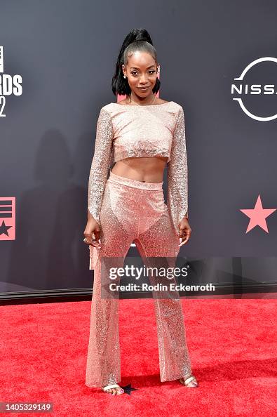 Candy Renees Candice Renee attends the 2022 BET Awards at Microsoft Theater on ...