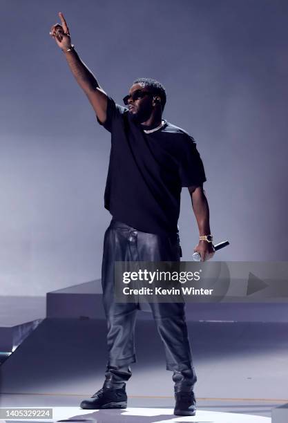 Sean 'Diddy' Combs performs onstage during the 2022 BET Awards at Microsoft Theater on June 26, 2022 in Los Angeles, California.