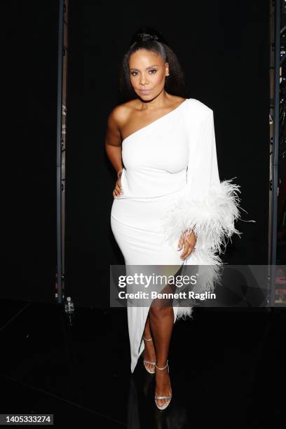 Sanaa Lathan attends the 2022 BET Awards at Microsoft Theater on June 26, 2022 in Los Angeles, California.