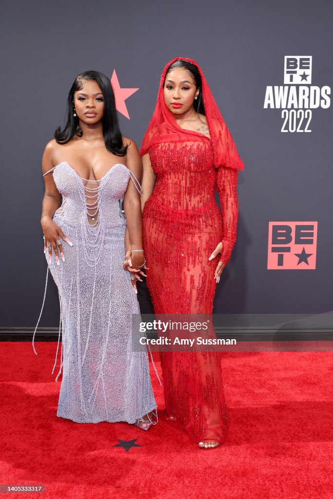 JT and Yung Miami of City Girls attend the 2022 BET Awards at... News