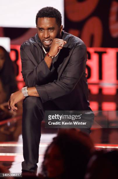 Sean 'Diddy' Combs onstage during the 2022 BET Awards at Microsoft Theater on June 26, 2022 in Los Angeles, California.