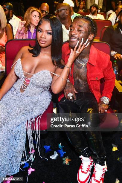 Of City Girls and Lil Uzi Vert attend the 2022 BET Awards at Microsoft Theater on June 26, 2022 in Los Angeles, California.