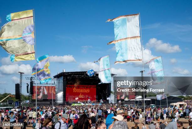 View of The Other Stage during day five of Glastonbury Festival at Worthy Farm, Pilton on June 26, 2022 in Glastonbury, England.