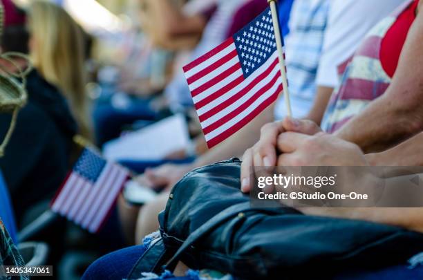 holding flag - happy memorial day stock pictures, royalty-free photos & images