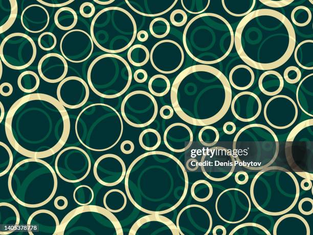 geometric pattern background - circles of different thicknesses. - amoeba vector stock illustrations