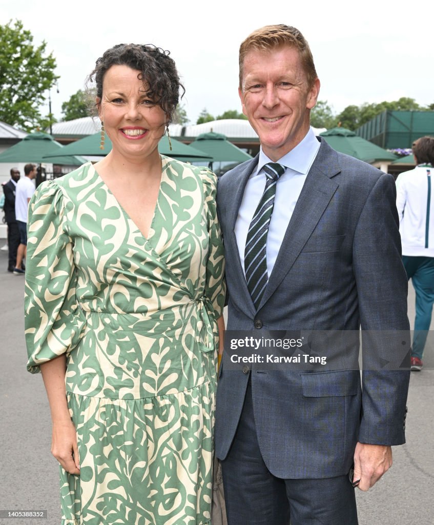 Celebrity Sightings At Wimbledon 2022 - Day 1