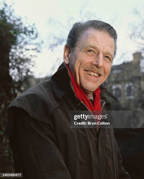 James Fox, British and Hollywood actor, photographed in the garden of his home in London, U.K., in September 2001.