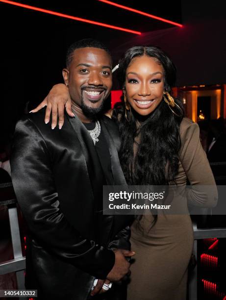 Ray J and Brandy attend Sean "Diddy" Combs celebrates BET Lifetime Achievement after party powered by Meta, Ciroc Premium Vodka and DeLeon Tequila on...