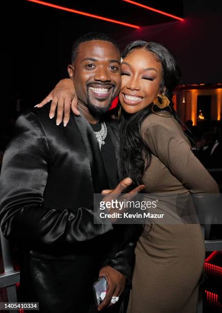 Ray J and Brandy attend Sean "Diddy" Combs celebrates BET Lifetime Achievement after party powered by Meta, Ciroc Premium Vodka and DeLeon Tequila on...
