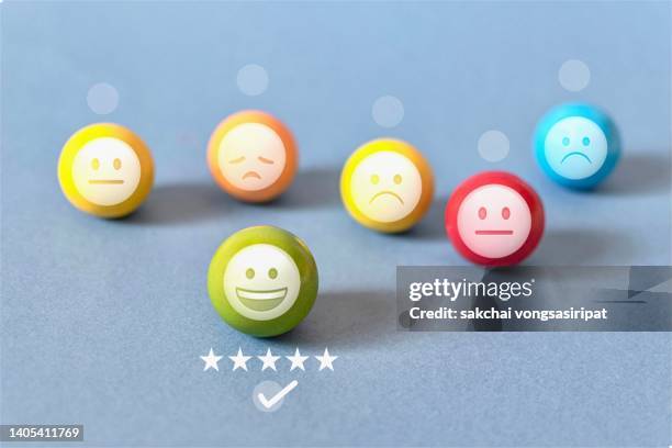 rating satisfaction concept - giving feedback stock pictures, royalty-free photos & images