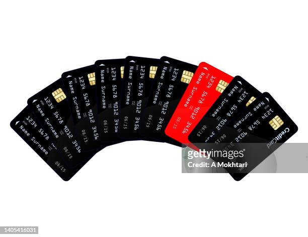 treffen sie die richtige wahl der kreditkarte - gambling chip stock-grafiken, -clipart, -cartoons und -symbole
