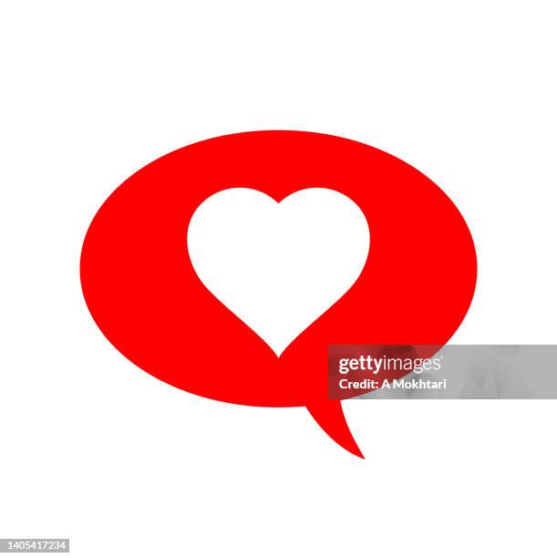 heart in a speech bubble, i love you. - i love you stock illustrations