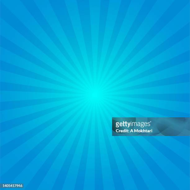 blue background with radius - light beam sky stock illustrations