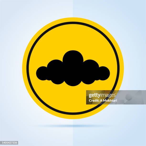 stockillustraties, clipart, cartoons en iconen met icône de nuage - icône