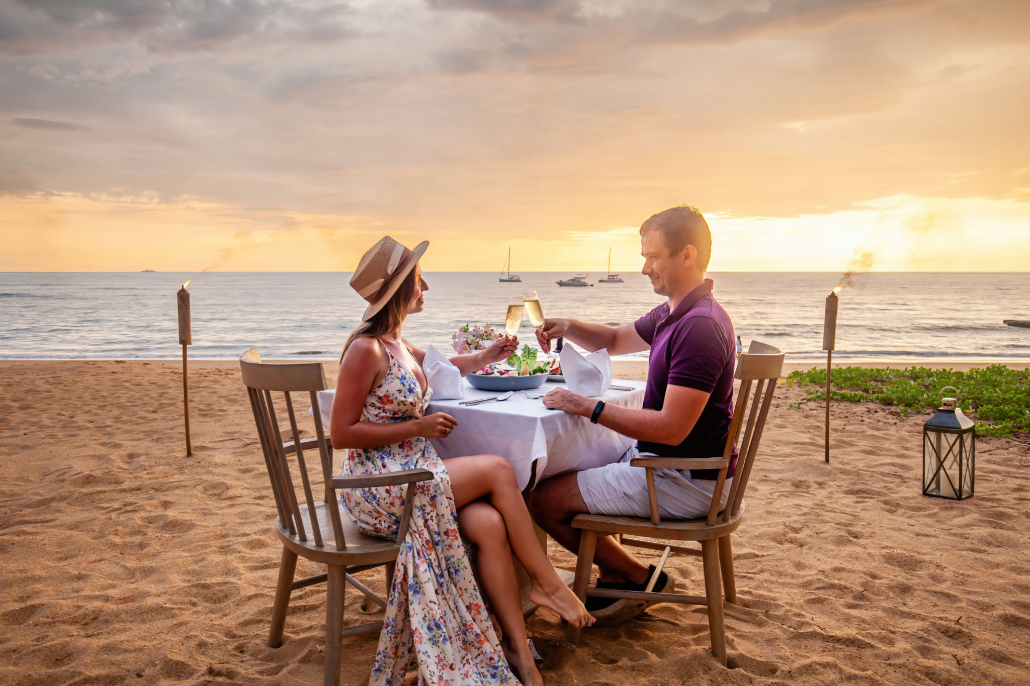 seaside dining