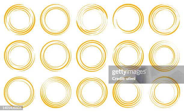 circle design elements - designelement stock illustrations