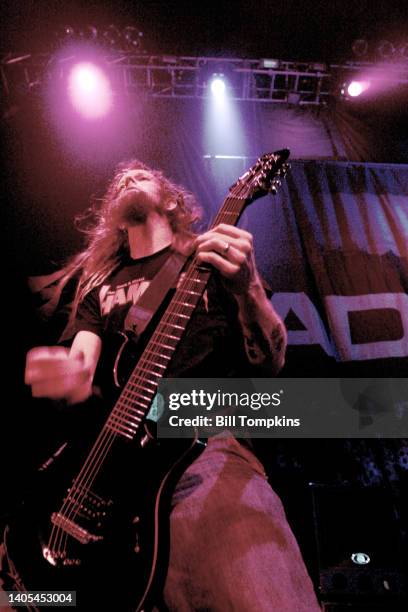 September 16: Rock band Adema perform on September 16, 2003 in New York City.