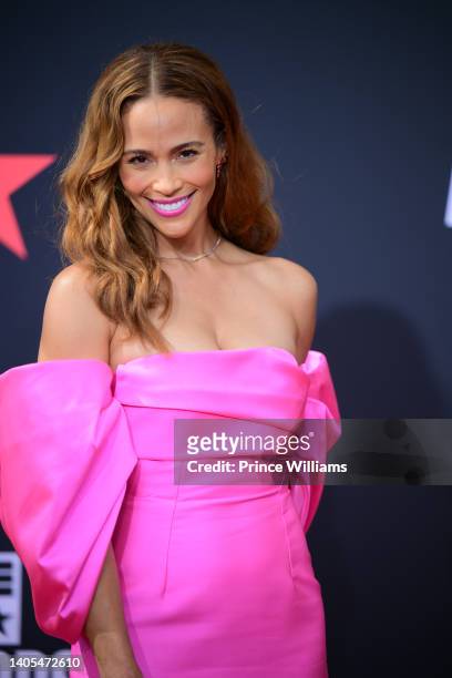 Paula Patton attends the 2022 BET Awards at Microsoft Theater on June 26, 2022 in Los Angeles, California.