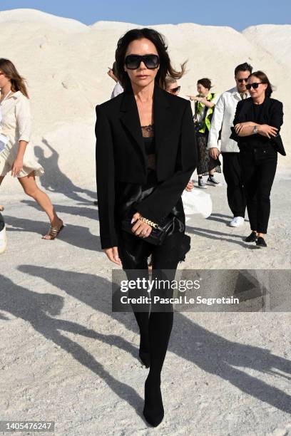 Victoria Beckham attends the "Le Papier " Jacquemus' Fashion Show on June 27, 2022 in Arles, France.