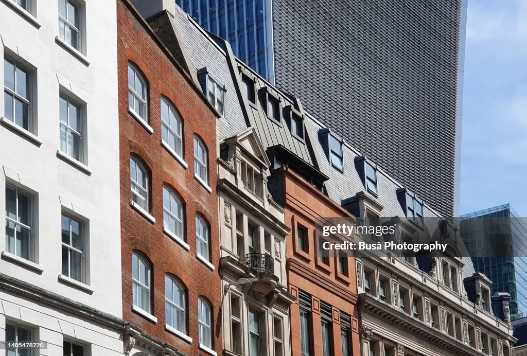 Eastcheap street in central London, England