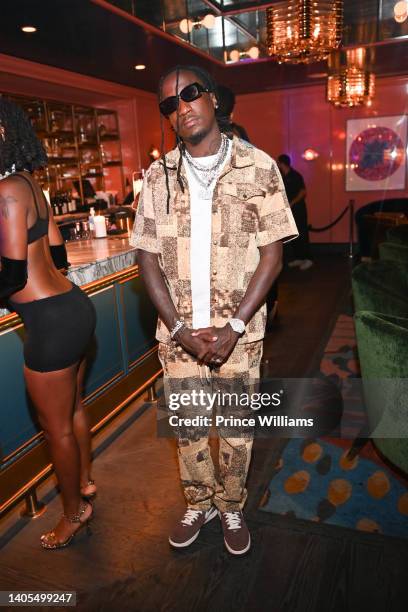 Camp attends Atlantic records BET Awards 2022 After Party on June 26, 2022 in Los Angeles, California.