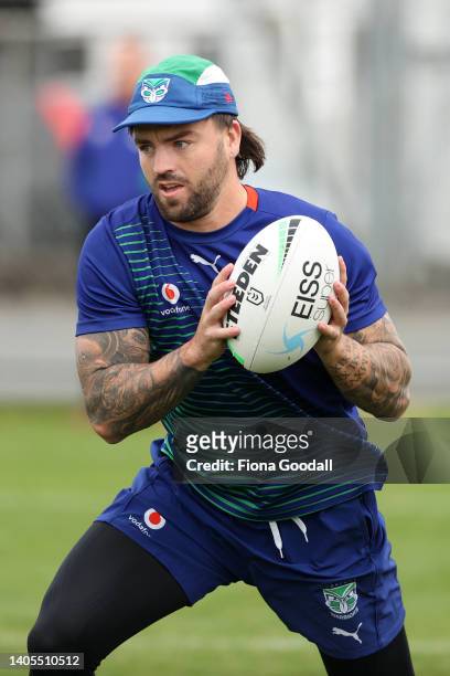 New Zealand Warriors player Wayde Egan at training as the team returns home to Mt Smart Stadium to play the remaining home matches of the NRL 2022...