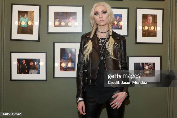 Taylor Momsen attends "The Pretty Reckless" Taylor Momsen in conversation with Nicole Ryan at 92NY on June 27, 2022 in New York City.