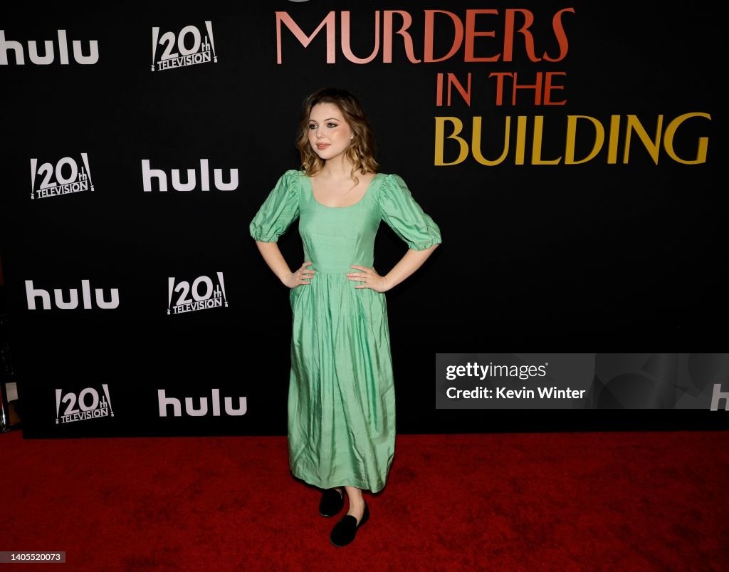 Sammi Hanratty attends the Los Angeles premiere of "Only Murders In