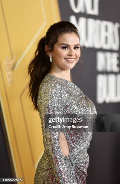 Selena Gomez attends the Los Angeles premiere of "Only Murders In The Building" Season 2 at DGA Theater Complex on June 27, 2022 in Los Angeles,...