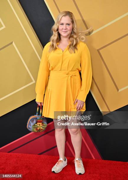 Amy Schumer attends the Los Angeles Premiere of "Only Murders In The Building" Season 2 at DGA Theater Complex on June 27, 2022 in Los Angeles,...