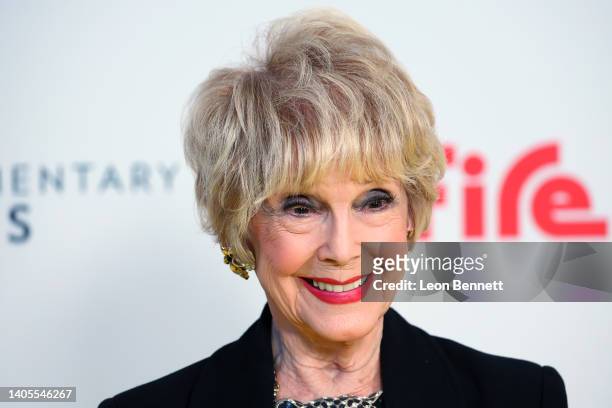 Karen Kramer attends the Los Angeles premiere of National Geographic Documentary Films' "Fire of Love" at Academy Museum of Motion Pictures on June...