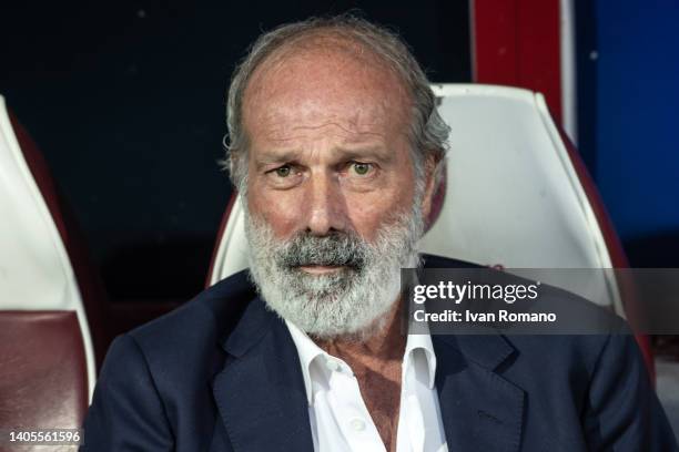 Walter Sabatini during the Serie A match between US Salernitana and Udinese Calcio at Stadio Arechi on May 22, 2022 in Salerno, Italy.