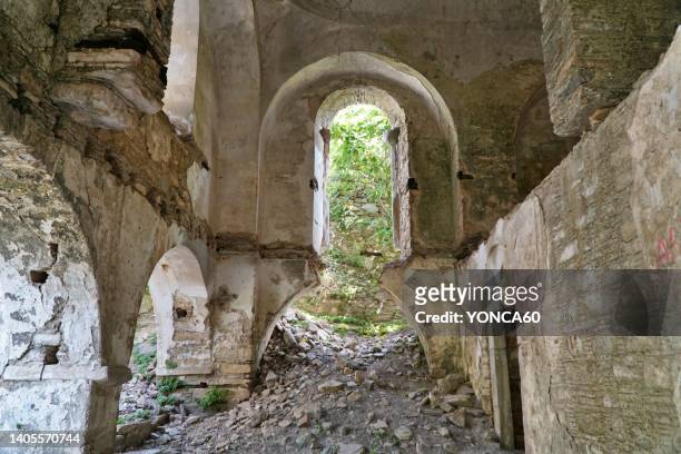 gelebec saint nicholas church - st nicholas stock pictures, royalty-free photos & images