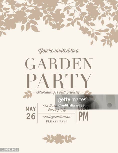 ilustraciones, imágenes clip art, dibujos animados e iconos de stock de plantilla de invitación a la fiesta de wild roses - wedding invitation