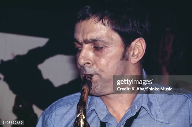 Art Pepper plays the alto sax At Donte's Los Angeles, California, United States, circa 1970s.