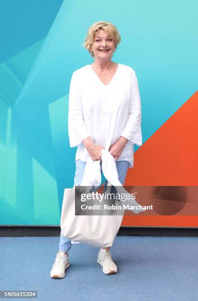 Saskia Vester attends the ZDF-Get-together "Danke, Hans Janke" during Filmfest Munich 2022 at ZDF-Lounge in H'ugo's on June 28, 2022 in Munich,...