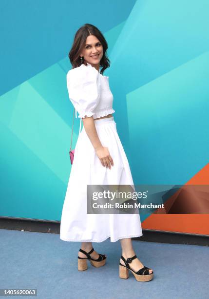 Viktoria Lauterbach attends the ZDF-Get-together "Danke, Hans Janke" during Filmfest Munich 2022 at ZDF-Lounge in H'ugo's on June 28, 2022 in Munich,...