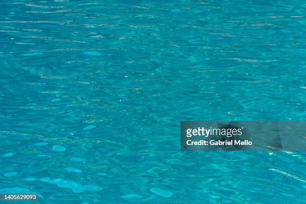 crystal clear waters in greece - dodecanese islands stock-fotos und bilder