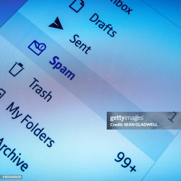 spam folder - 垃圾郵件 電子郵件 個照片及圖片檔