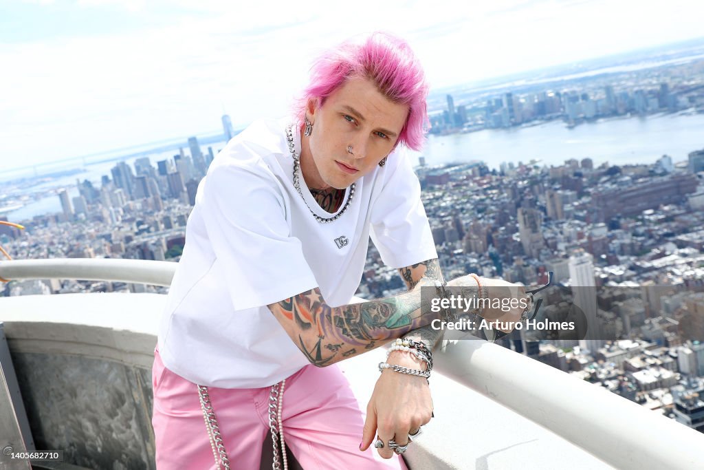 Machine Gun Kelly Visits the Empire State Building