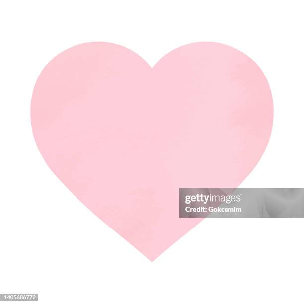 stockillustraties, clipart, cartoons en iconen met hand drawn watercolor pi̇nk heart isolated on white. design element for valentine's day, mother's day greeting cards and labels. abstract background with pink brush stroke. - zachtroze