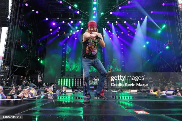 Bret Michaels of Poison performs onstage during The Stadium Tour at Nationals Park on June 22, 2022 in Washington, DC.