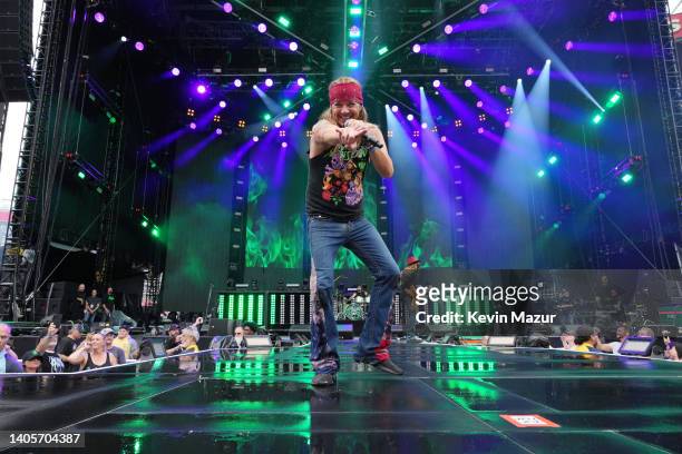 Bret Michaels of Poison performs onstage during The Stadium Tour at Nationals Park on June 22, 2022 in Washington, DC.