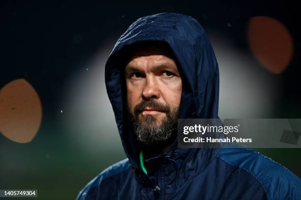 Ireland Head Coach Andy Farrell during the match between the Maori All Blacks and Ireland at FMG Stadium on June 29, 2022 in Hamilton, New Zealand.