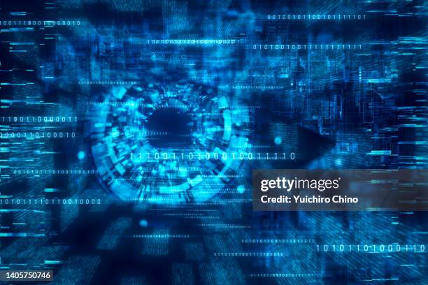 cyber crime eye - computer crime stock pictures, royalty-free photos & images