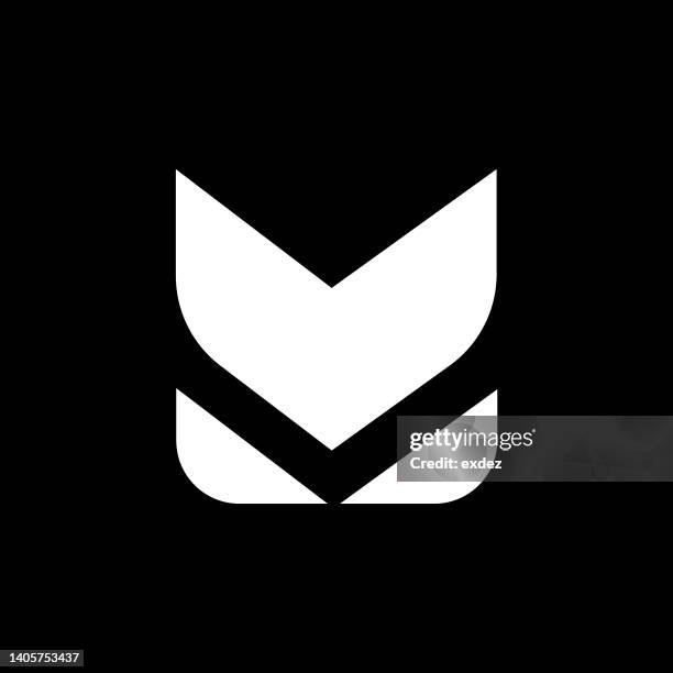 illustrations, cliparts, dessins animés et icônes de conception de logo simple - générique