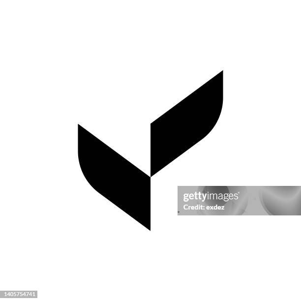 illustrations, cliparts, dessins animés et icônes de conception de logo simple - lettre b